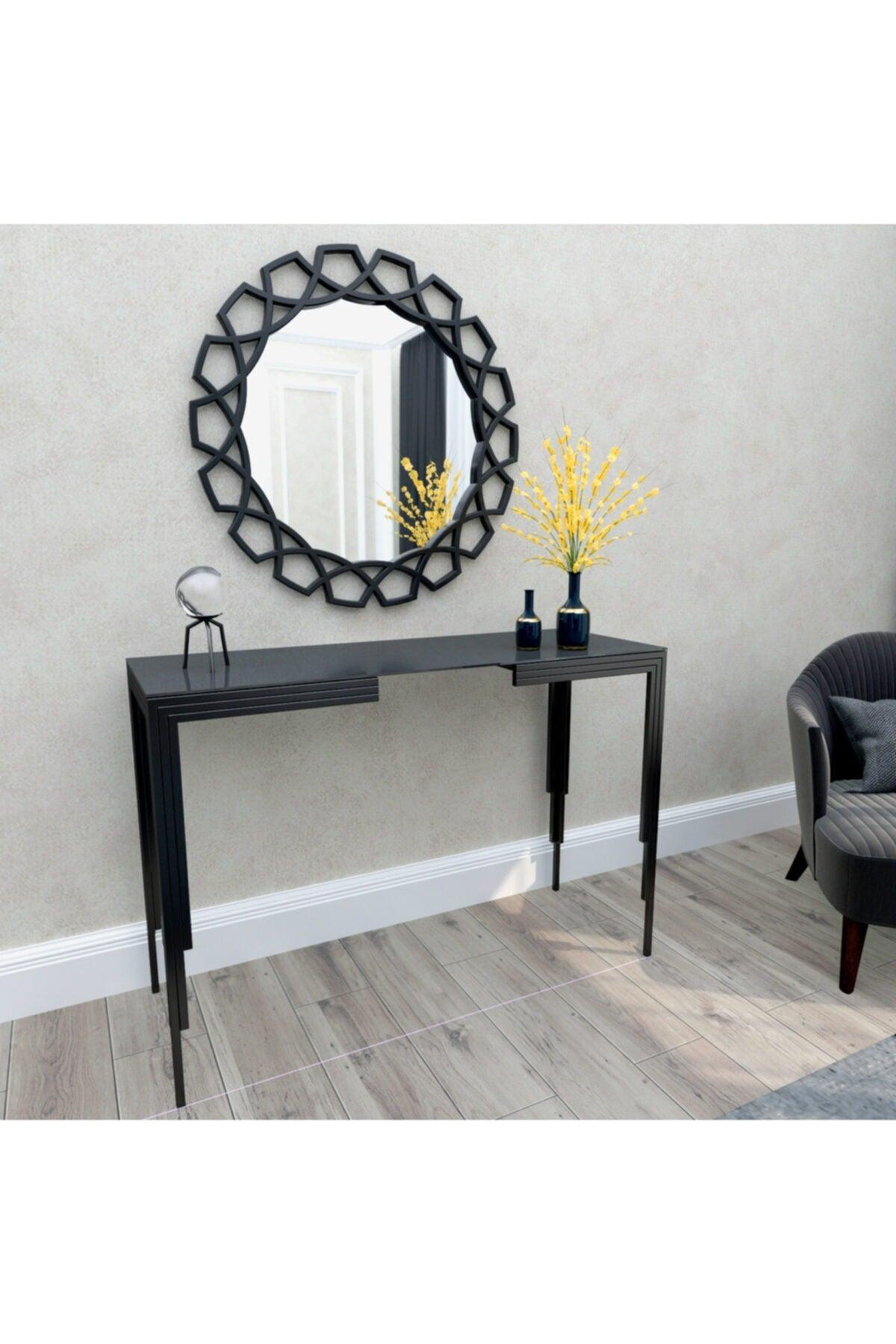 Cx15007 - Camex Black Decorative Framed Mirror - Swordslife