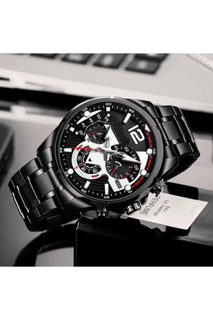 Waterproof Men'S Wristwatch Steel Band