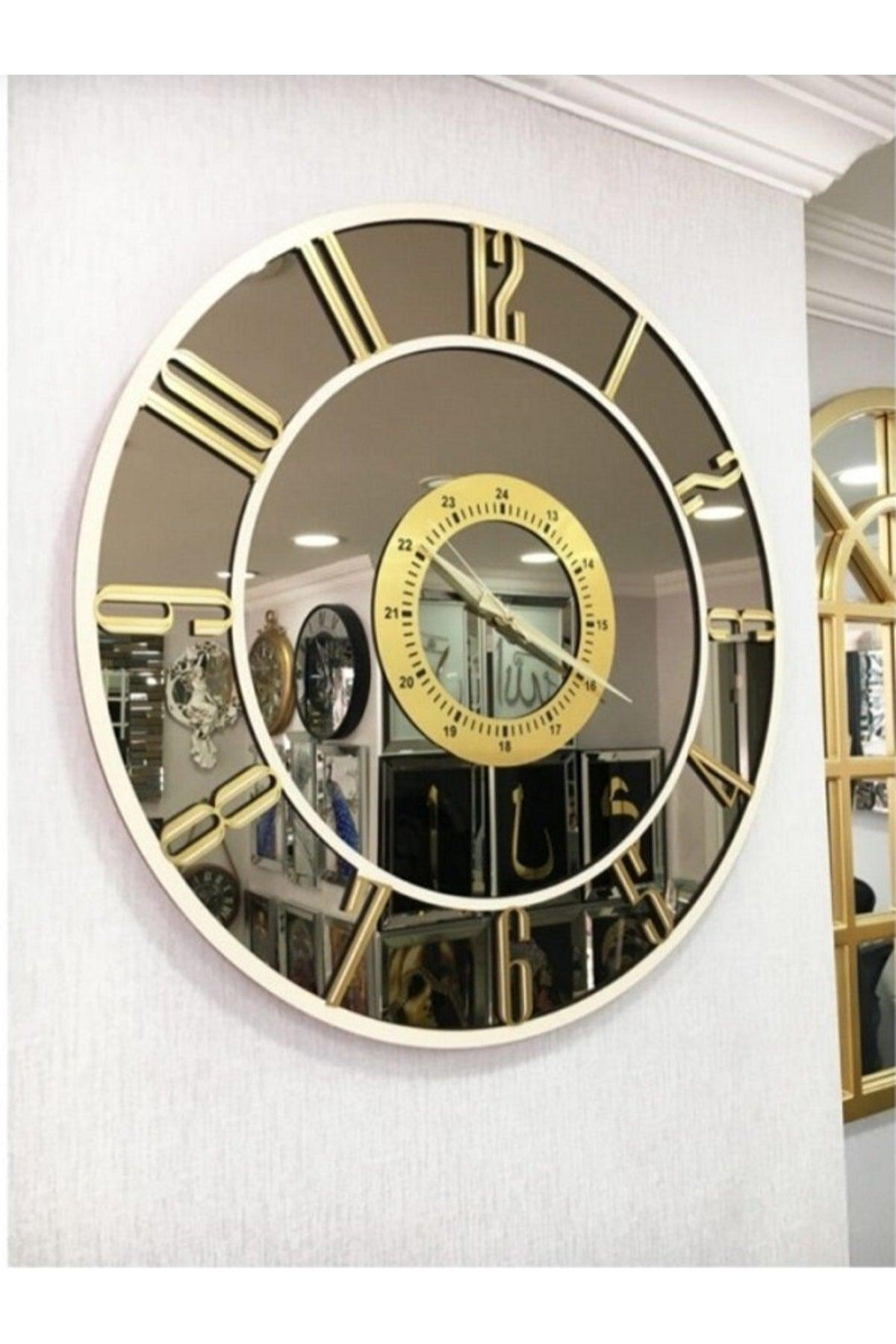 Real Mirror Decorative Wall Clock (40 CM) - Swordslife