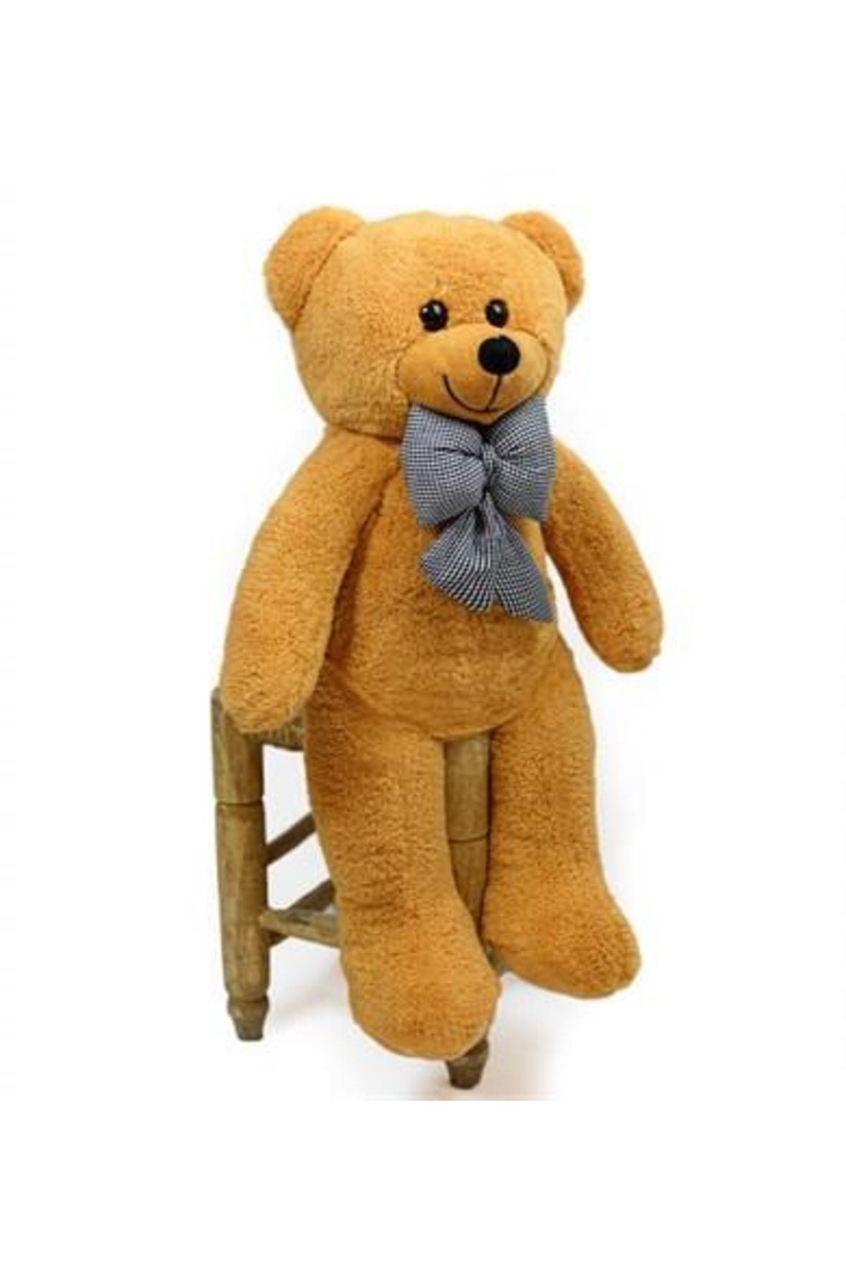 90 Cm Colorful Bow Tie Plush Teddy Bear - 100% Domestic