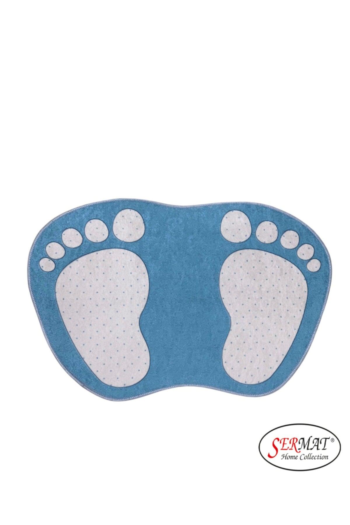 Footprint Pattern Bath Mat 40cmx60cm - Swordslife