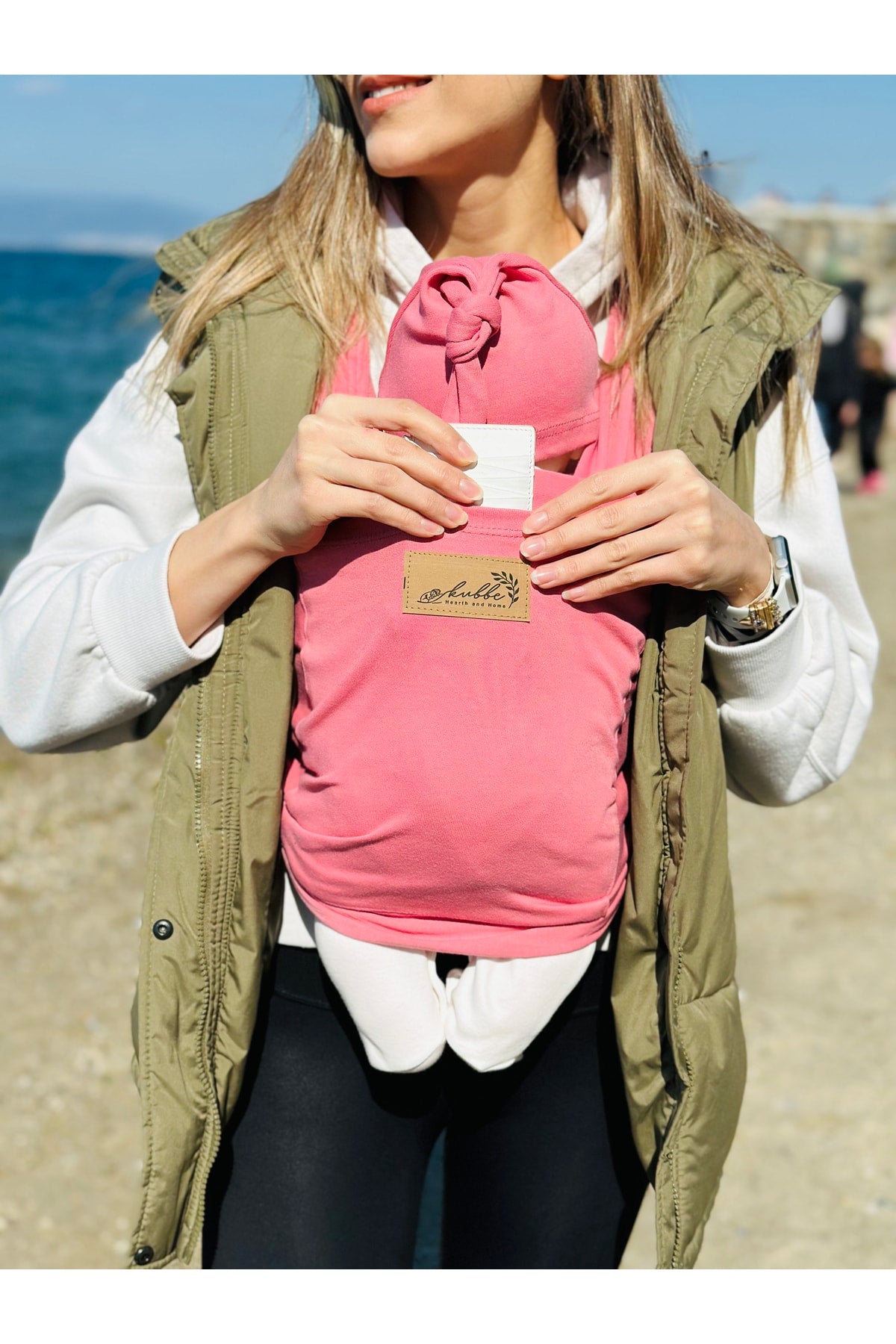 Baby Carrying Shawl, Baby Sling Sling with Baby Carrier Pocket