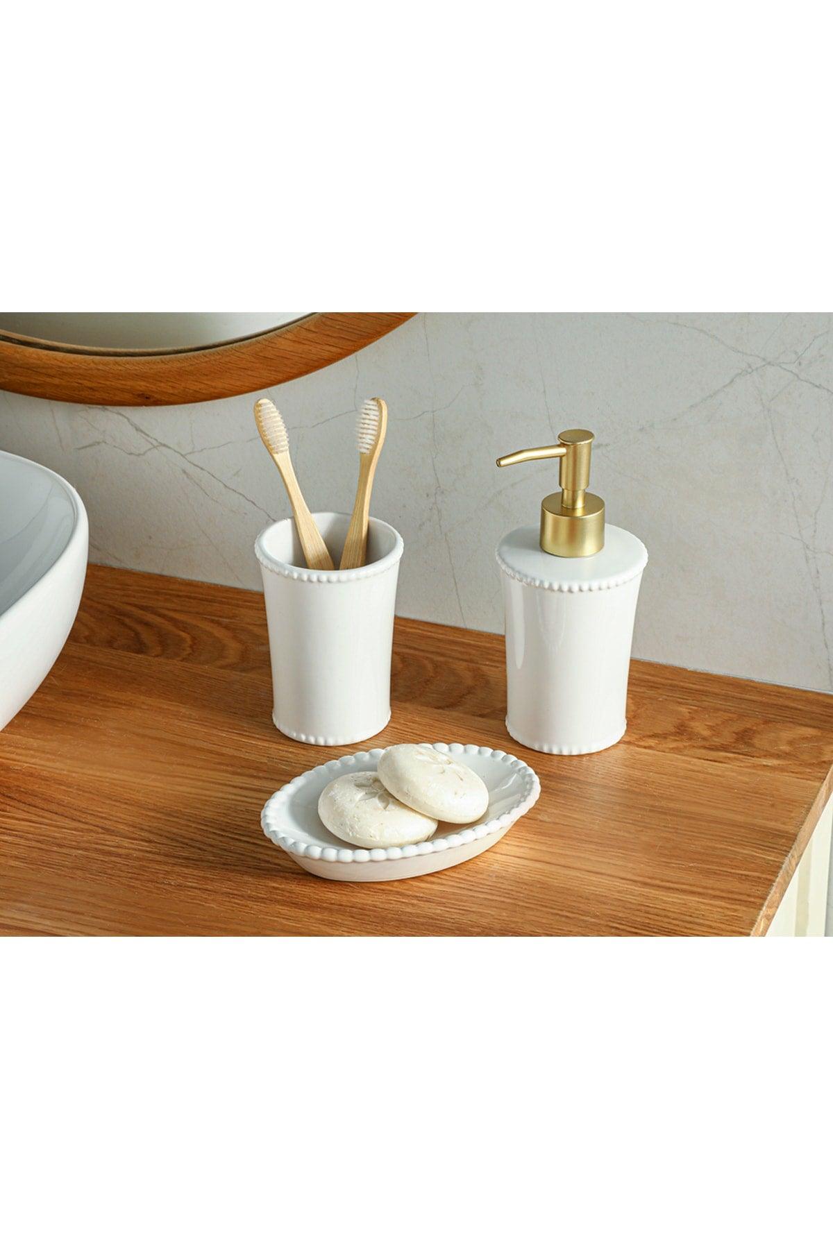 Venice 3 Piece Bath Set White - Swordslife