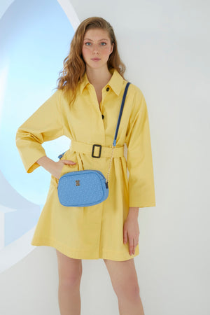 Small Alphabet Blue Women'S Shoulder Bag 05Po22Y1543