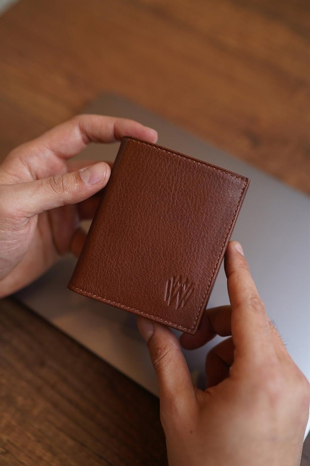 Lisande Genuine Leather Kibar Men'S Wallet Taba