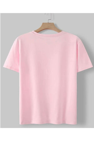 Pink Barbie Printed Kids T-Shirt