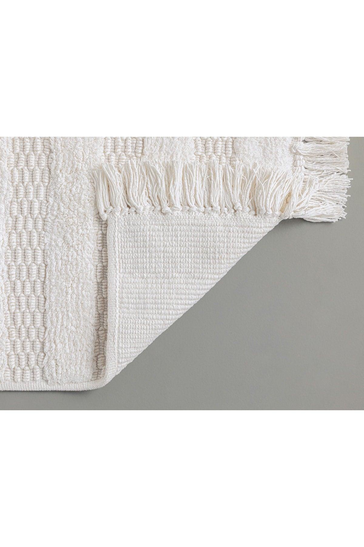 Ava Cotton Bath Mat 60x90 Cm Ecru - Swordslife