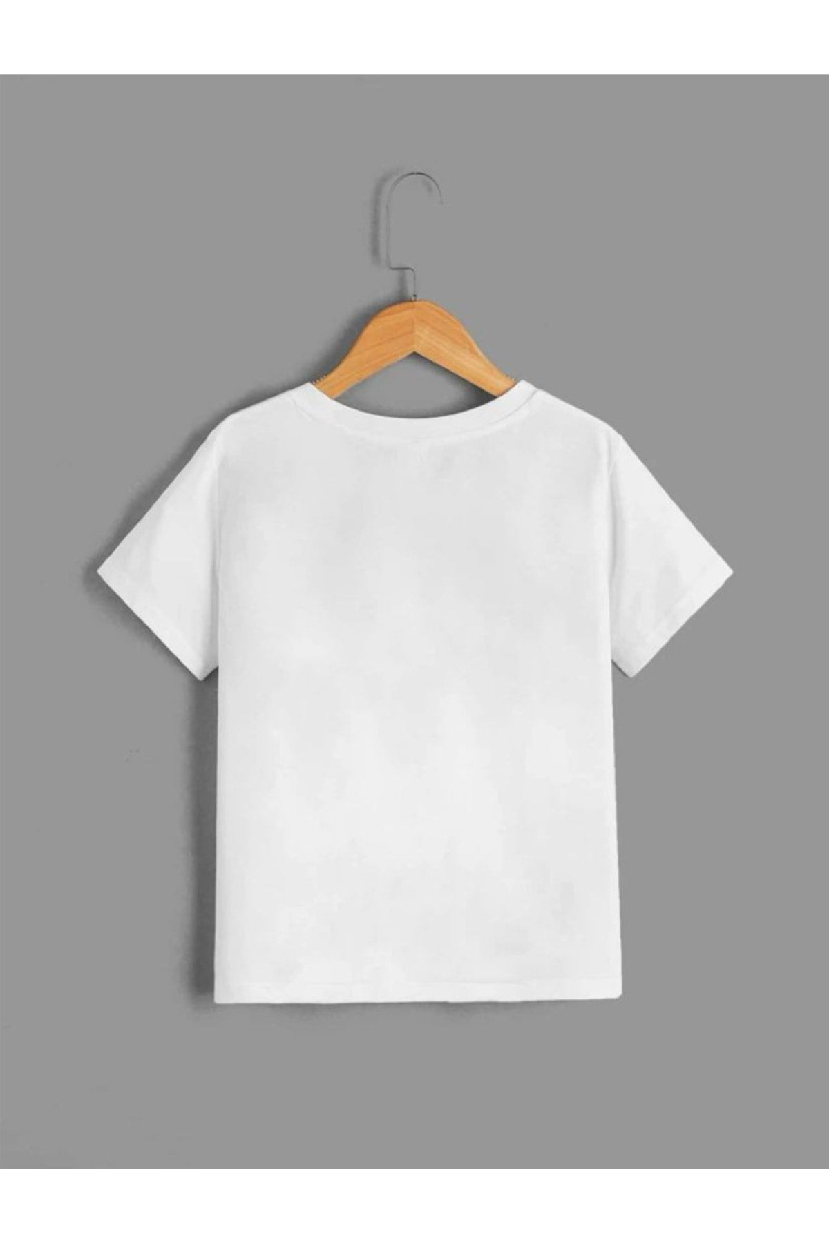 Kids Unisex Oversize White Barbie Printed T-Shirt