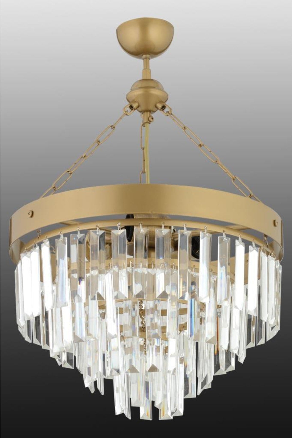 Linda 40' Antique Luxury Crystal Stone Chandelier