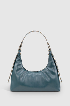 Women'S Petrol Green Baguette Bag 205