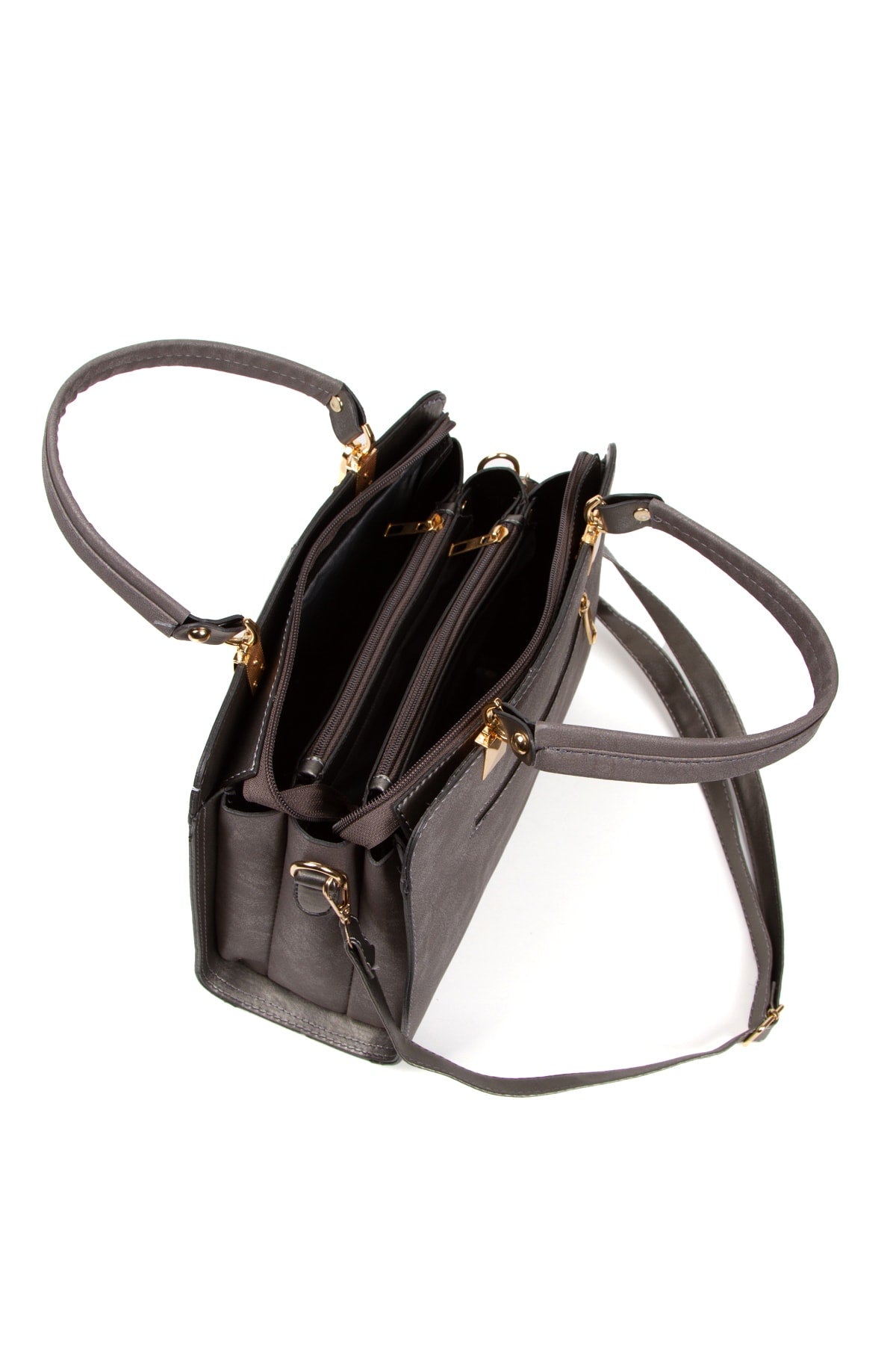 Women'S Stylish 6 Compartment Hand And Shoulder Bag Handbag,Sleeve Bag
