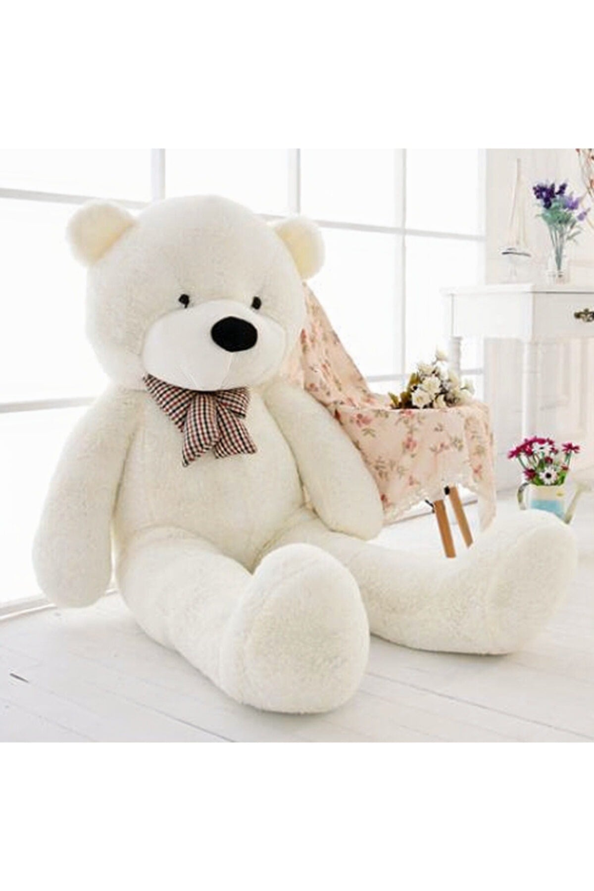 Kuki Toy 160Cm White Giant Plush Bear