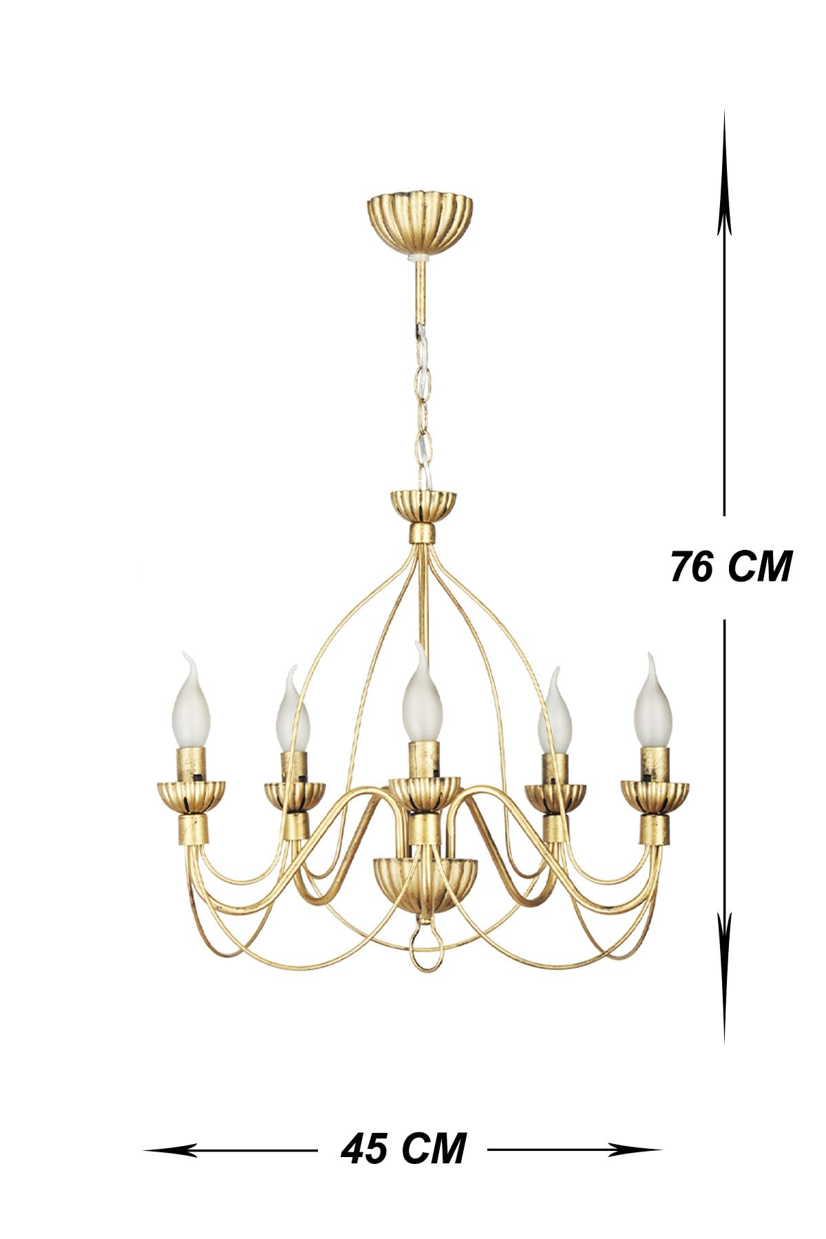 Lighting Amazon 5 Piece Antique Modern Chandelier