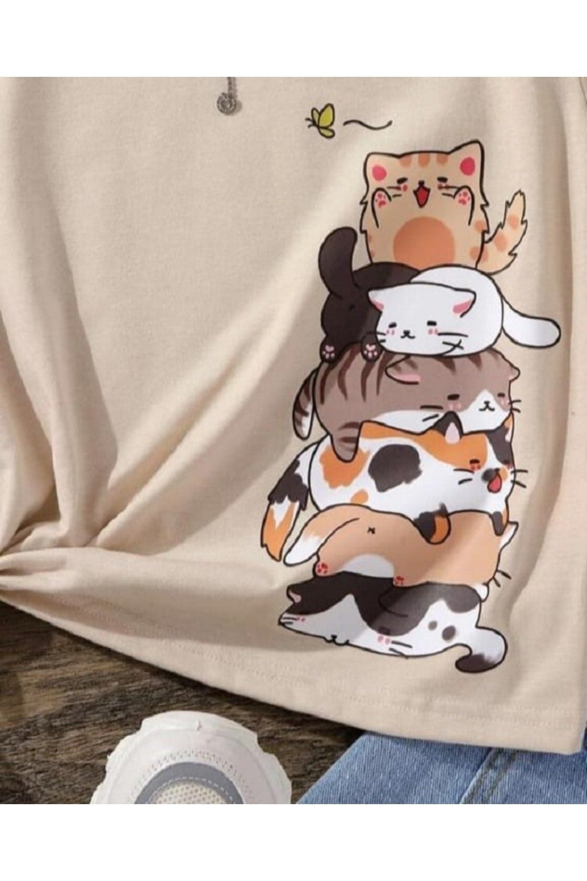 Cute Kitties Print Kids T-Shirt