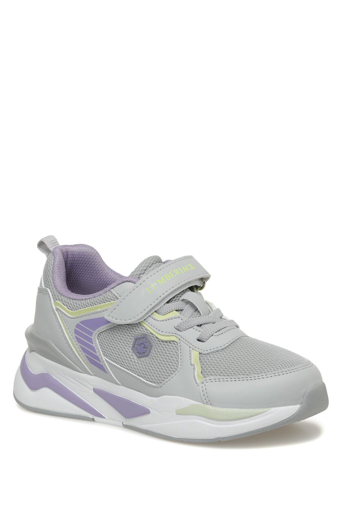 OXFORD JR 3FX Light Gray Girls Running Shoes