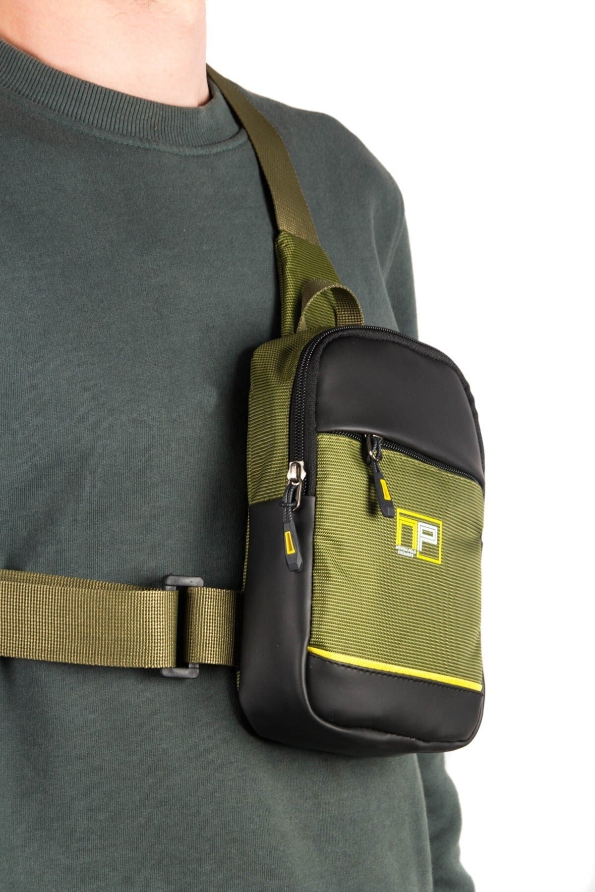 Unisex Impertex Chest Bag With Phone Compartment And Cross Shoulder Bag Suitable For Daily Use