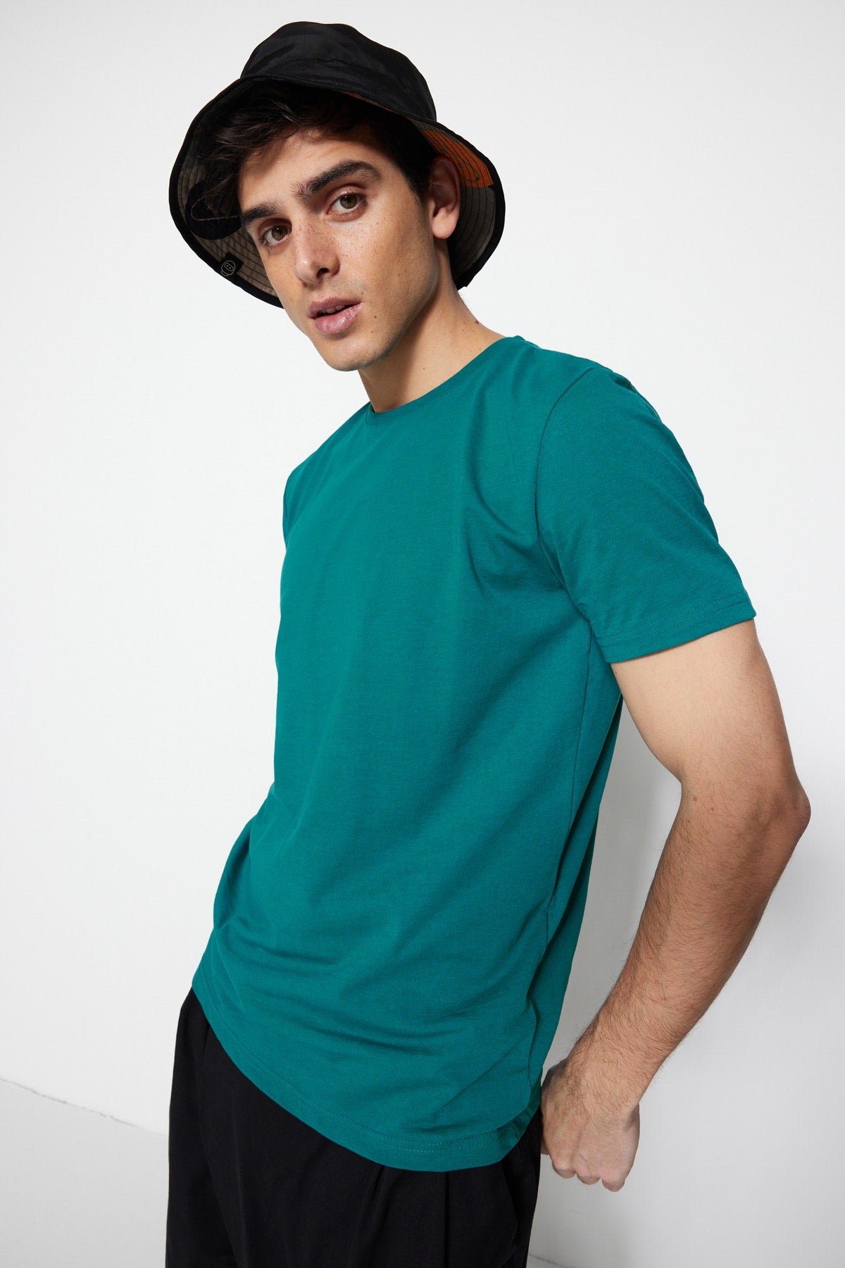 Petrol Men'S Basic Regular/Normal Cut Crew Neck Short Sleeved T-Shirt Tmnss22Ts0271