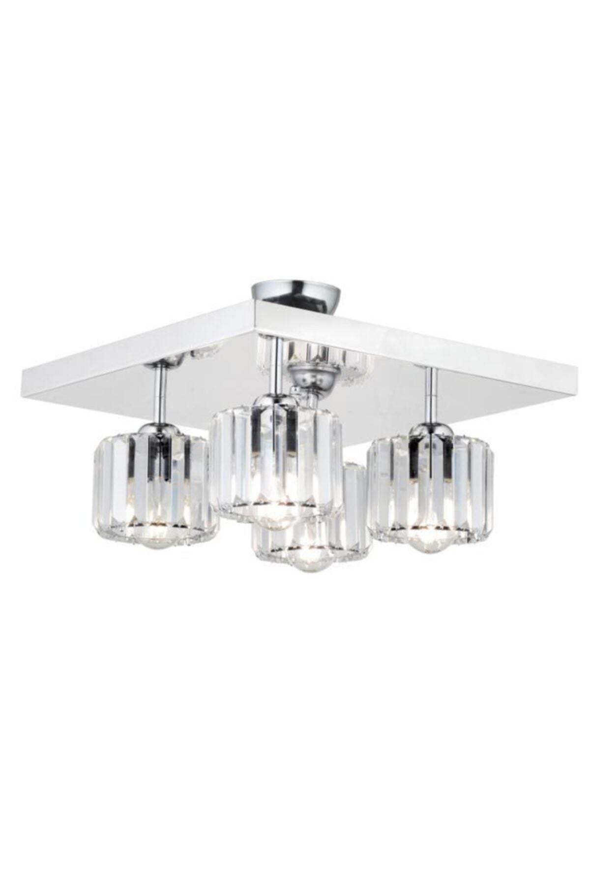 Lara 4-Piece Chrome Y-10 Chandelier