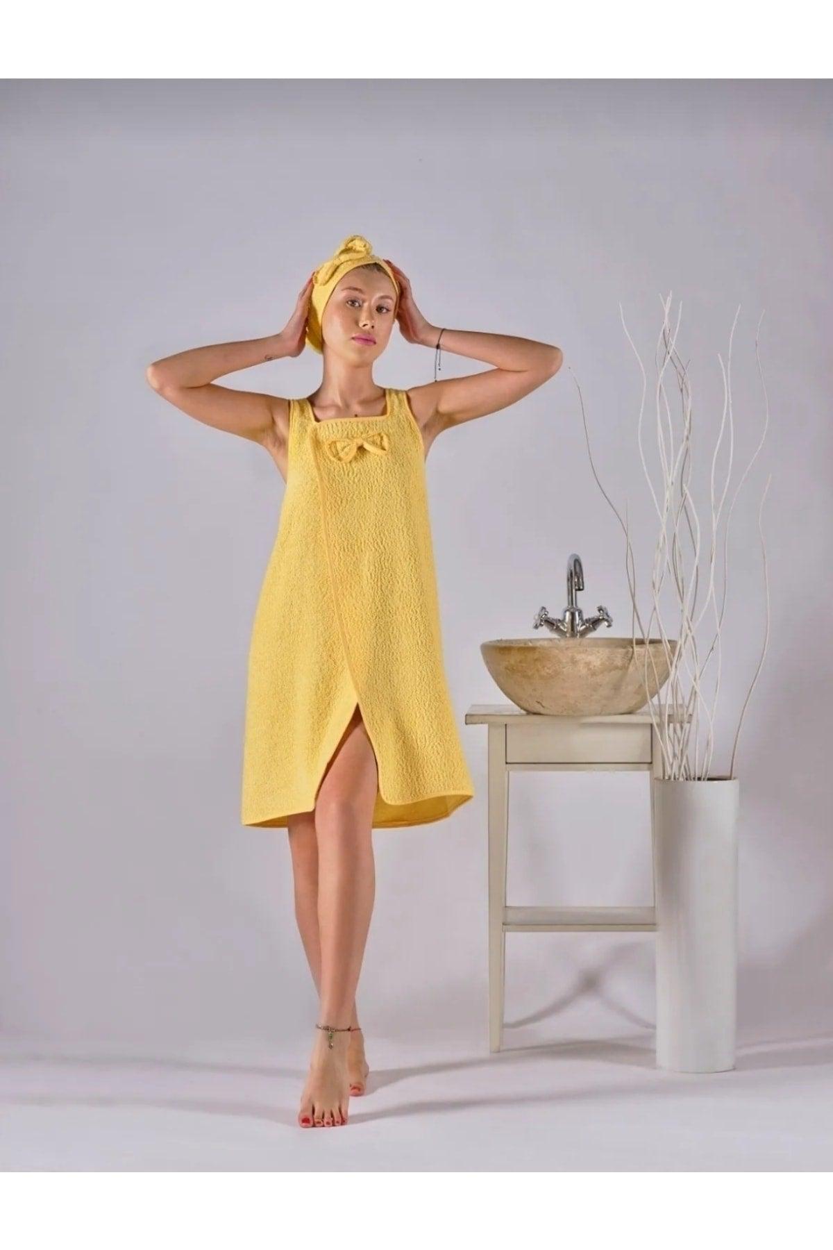 Hanging Bathrobe And Towel Bonnet | Bathrobe Set | Sauna Set | Beach Dress | Dressing gown - Swordslife