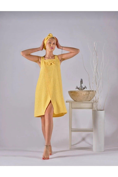 Hanging Bathrobe And Towel Bonnet | Bathrobe Set | Sauna Set | Beach Dress | Dressing gown - Swordslife