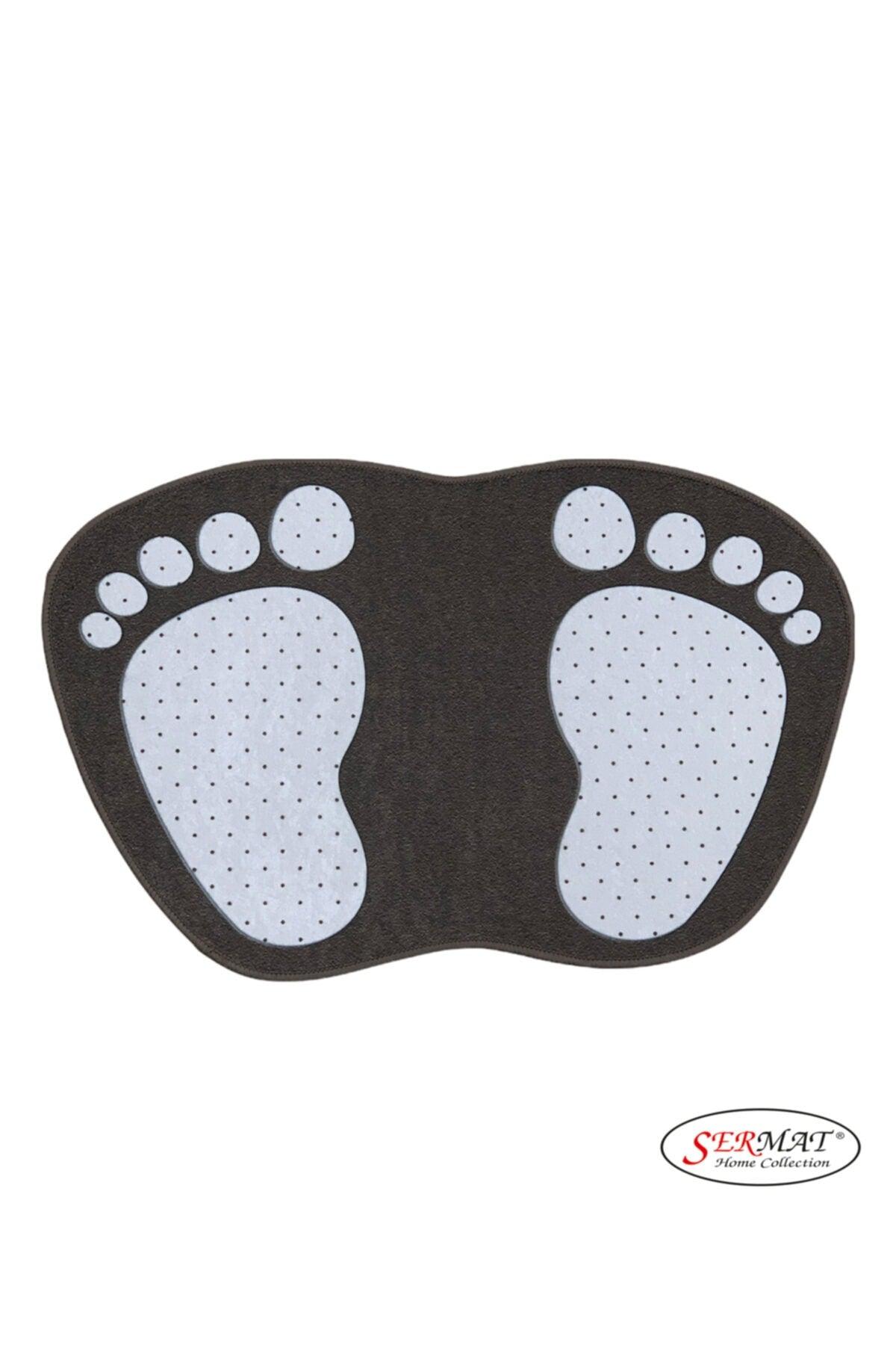 Footprint Pattern Bath Mat 40cmx60cm - Swordslife