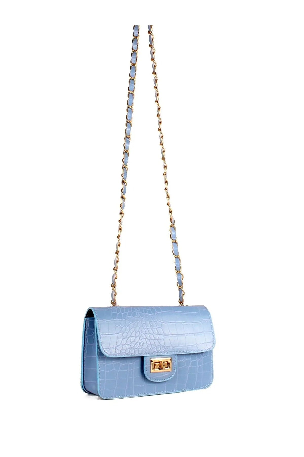 Women'S Crocodile Patterned Mini Shoulder Bag