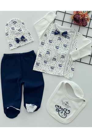 5 Piece Maternity Set (Baby Care Backpack, Hospital Exit, Chickpea Blanket, 10 Wipes And 3 Socks)