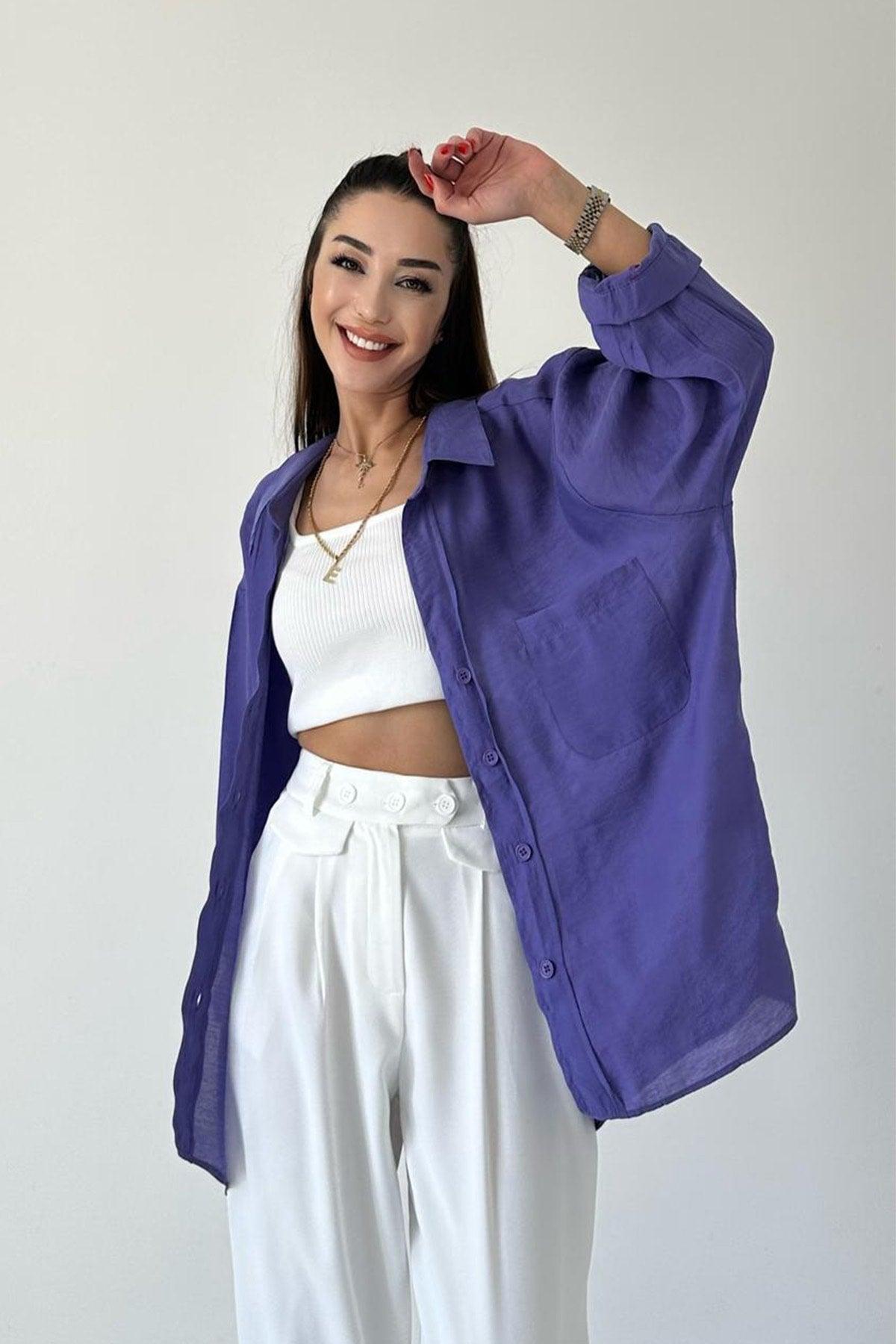 Oversize Basic Trend Shirt - Swordslife