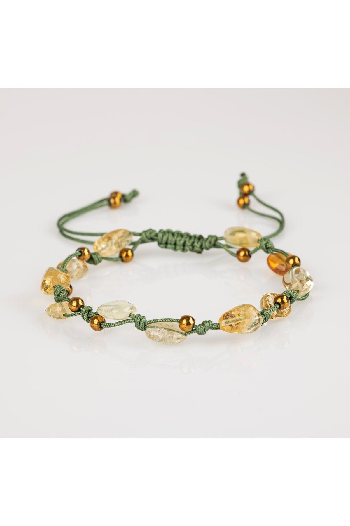 Abundance Bracelet Citrine Natural Cut Natural Stone - Swordslife