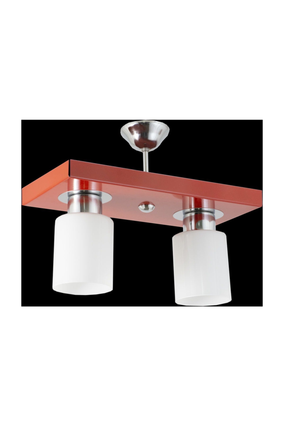 Double Modern Sports Model Rectangular Tray Red Chandelier