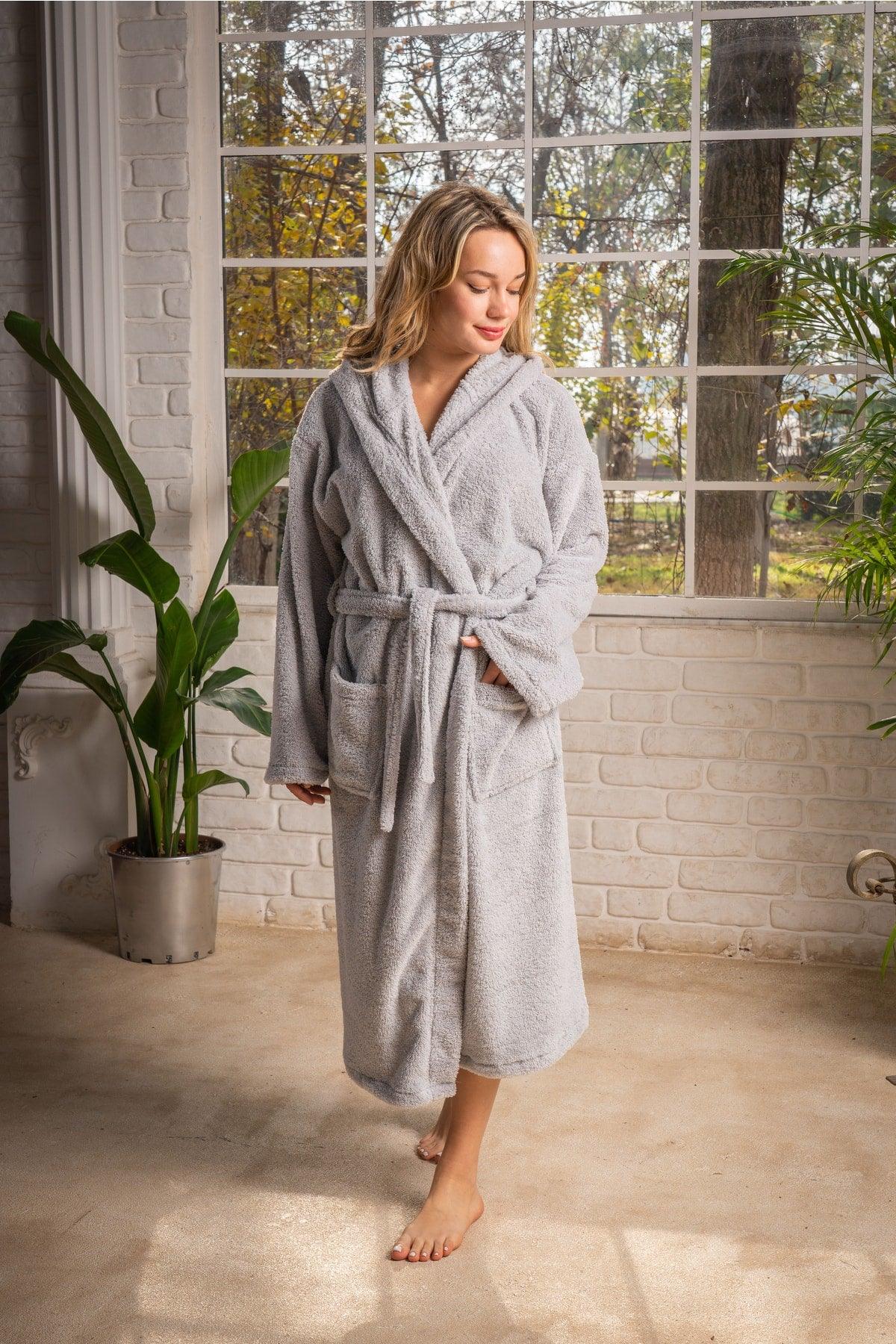 Welsoft Hooded Unisex Bathrobe & Dressing Gown - Swordslife