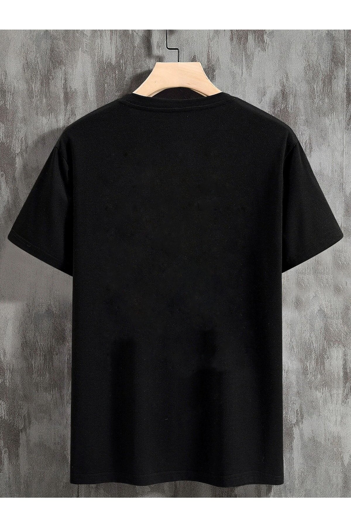 Unisex Oversize T-Shirt Not Hear Front Printed Black