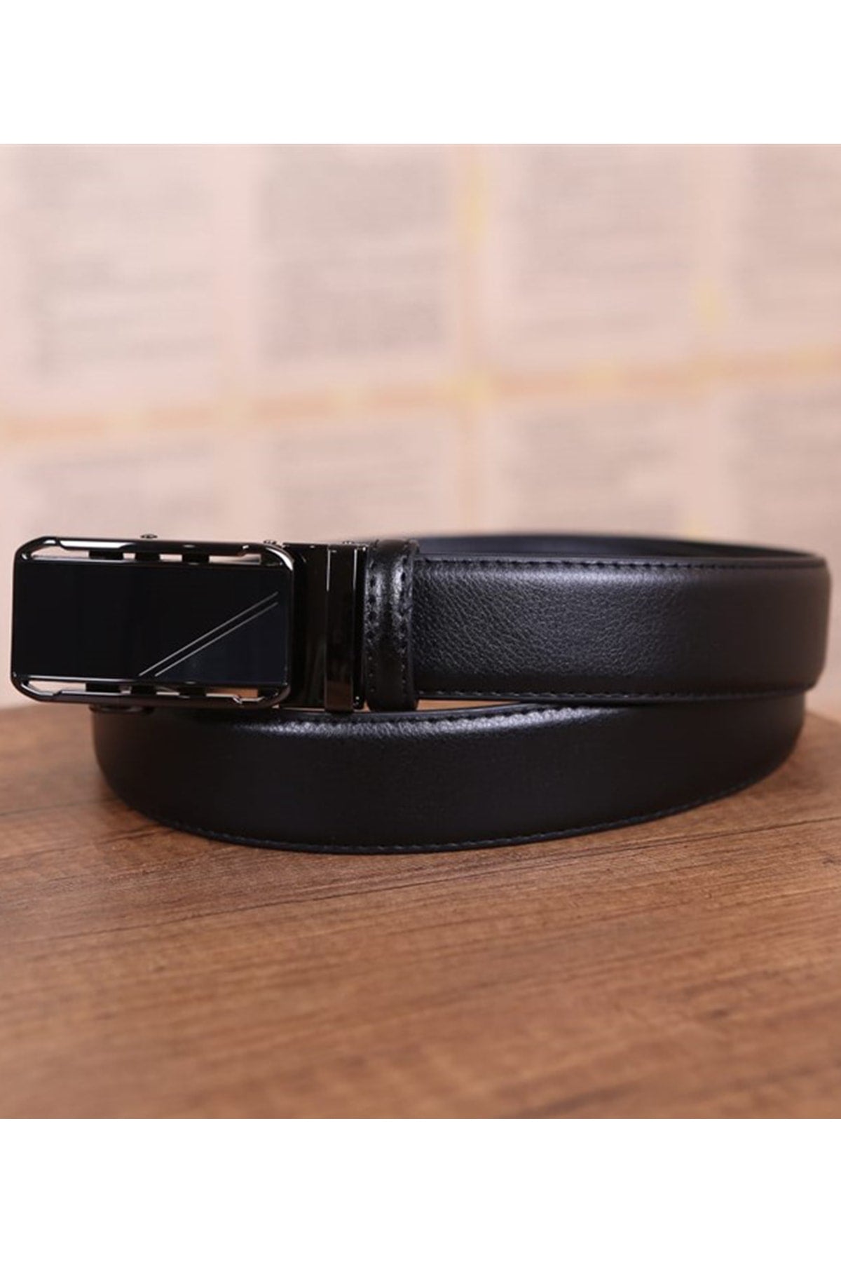 3.5 Cm Automatic Leather Belt