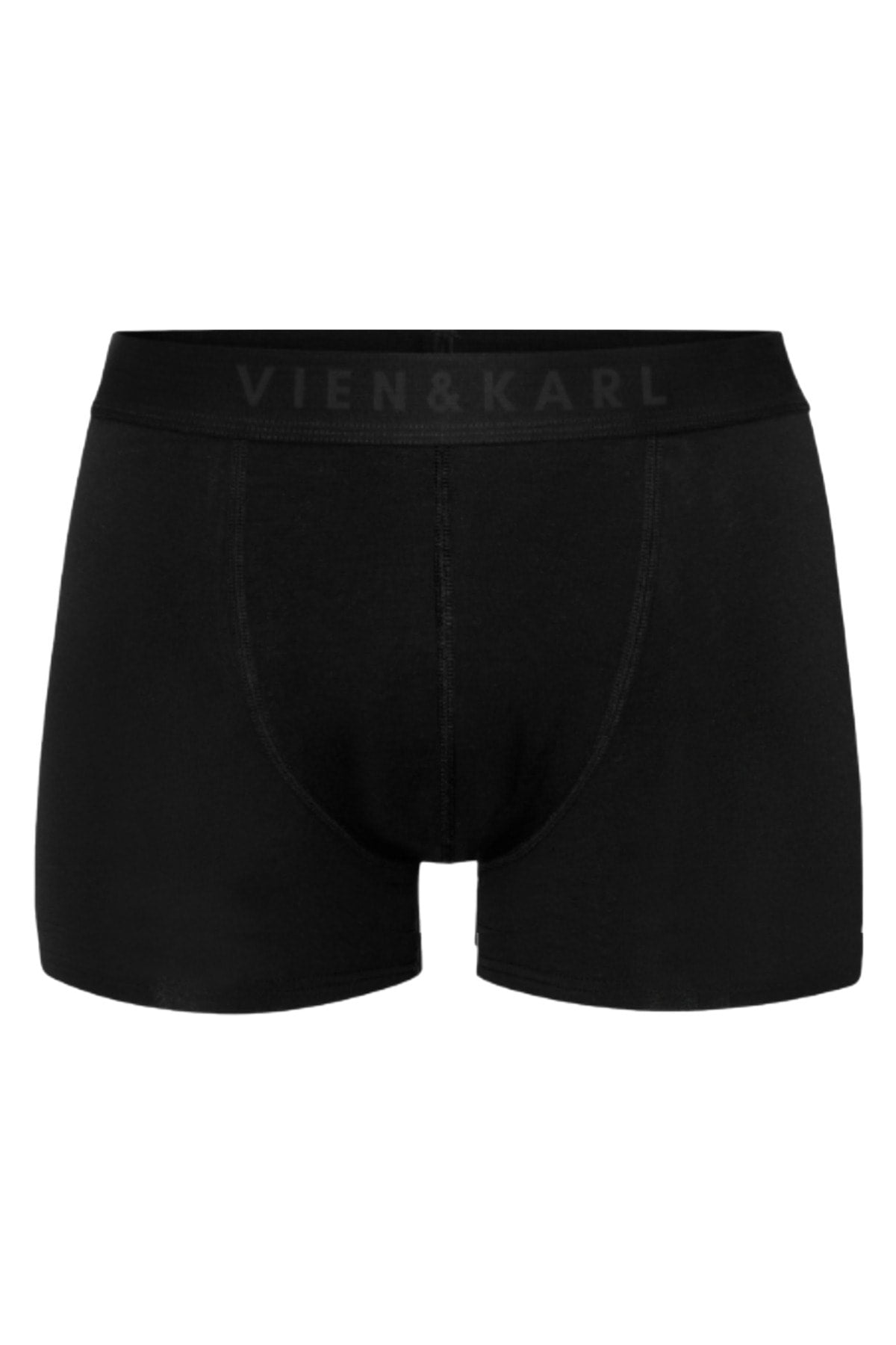 Men's Black 5-Pack Plain Lycra Boxer Shorts