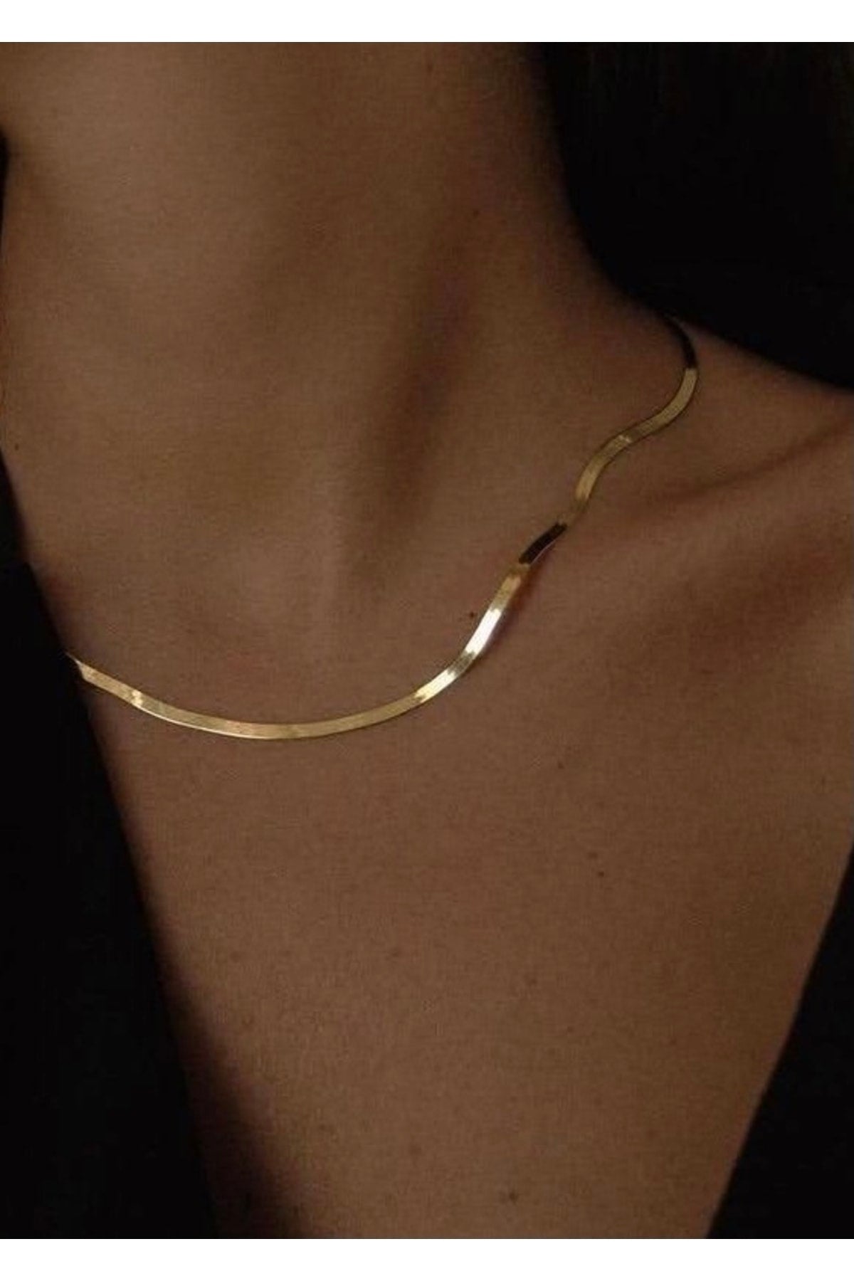 40 5 Cm Unisex Gold Color Steel Italian Chain Necklace