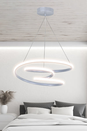 Modern Pendant Lamp Galaxy Silver Case Daylight Led Chandelier