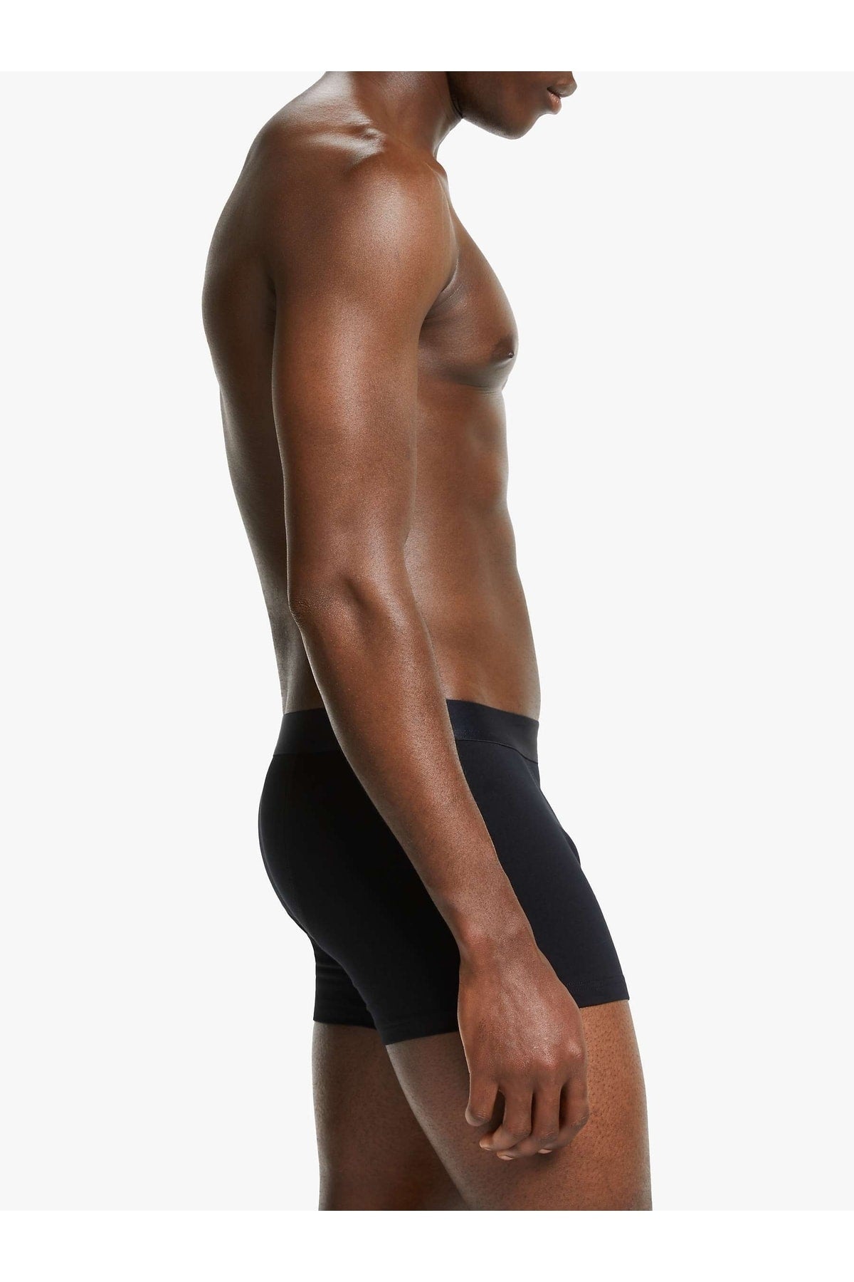 Men'S Black Boxer Cotton Lycra 6-Pack