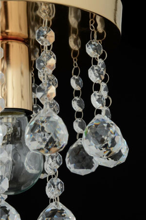 Biga Single Gold Stone Chandelier