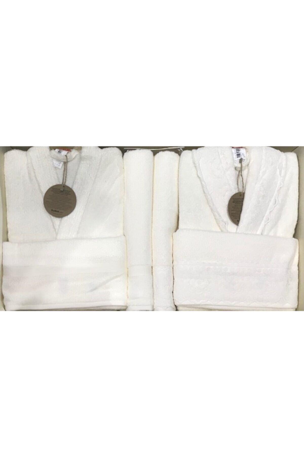 Unisex Beige Bathrobe Set - Swordslife