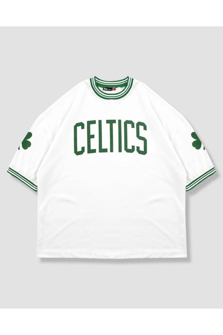 White Sleeve Detail Oversize Unisex Tshirt - Swordslife