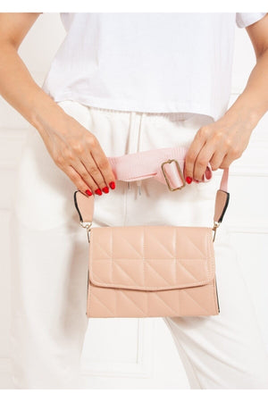 Powder Purse Women'S Shoulder Bag With Column Strap