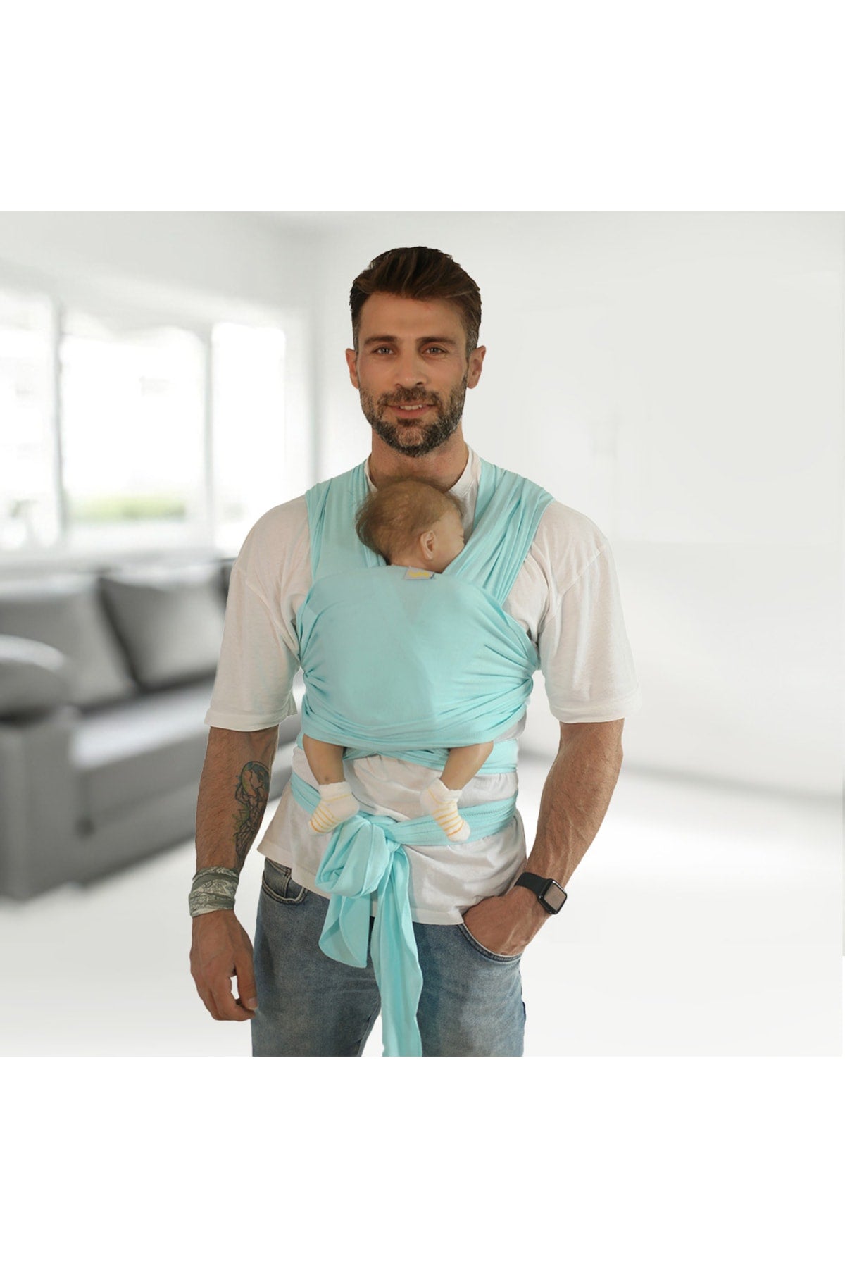 Flexible Wrap Sling Baby Carrying Wrap 100% Cotton Quality Tested Certified Sling