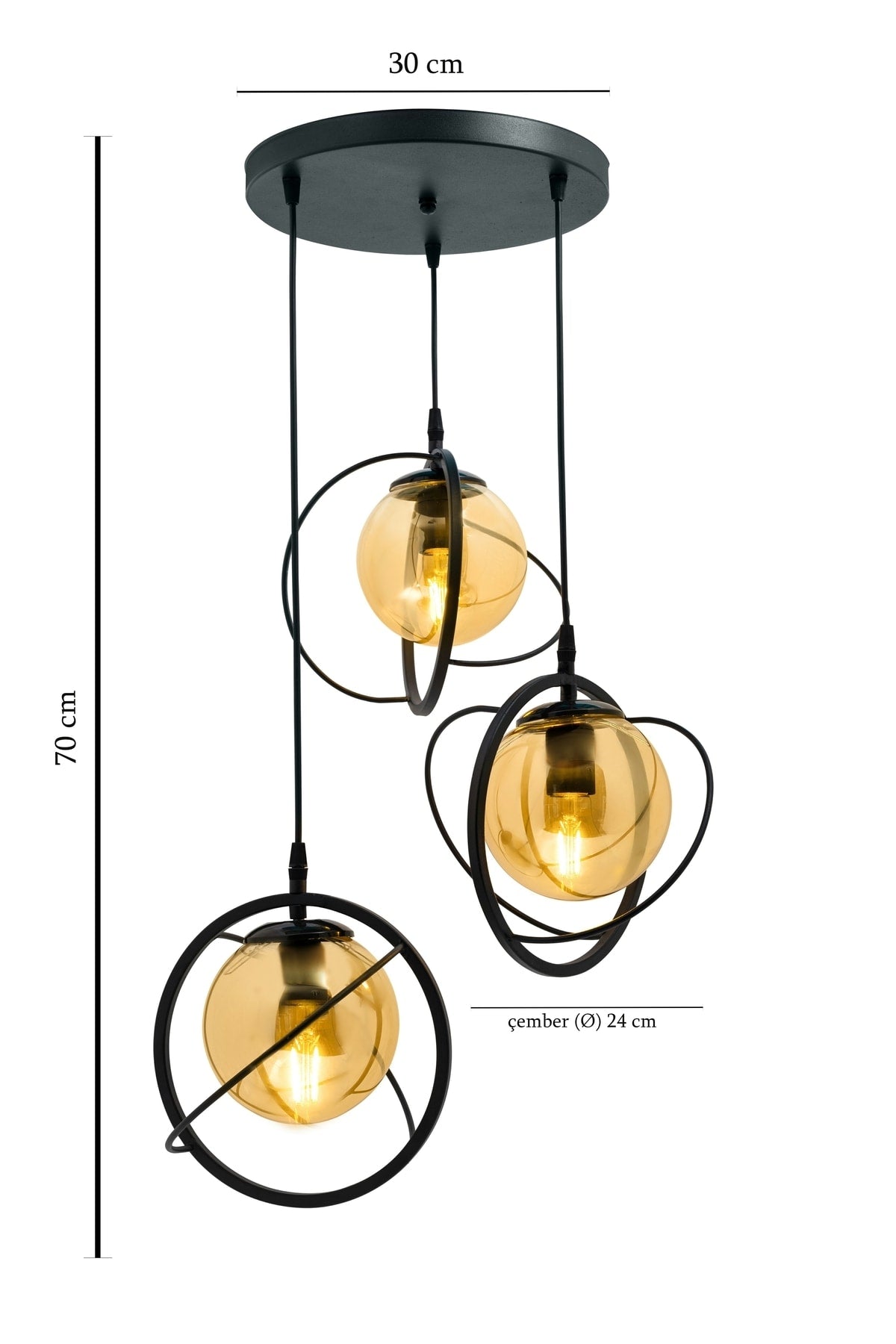 World 3 Piece Tray. Glop Black Chandelier With Honey Colored Glass. Living Room, Kitchen, Teenager, Room, Bedroom, Store