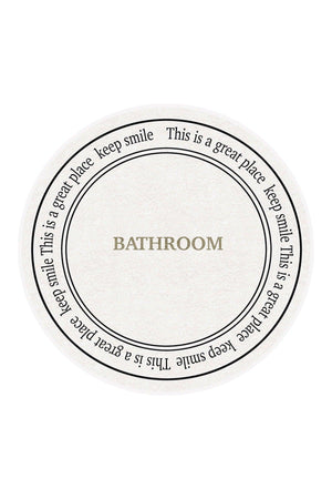 Digital Non-Slip Washable Bathroom Bath Bath Bath Rug Bath Mat Round - Swordslife