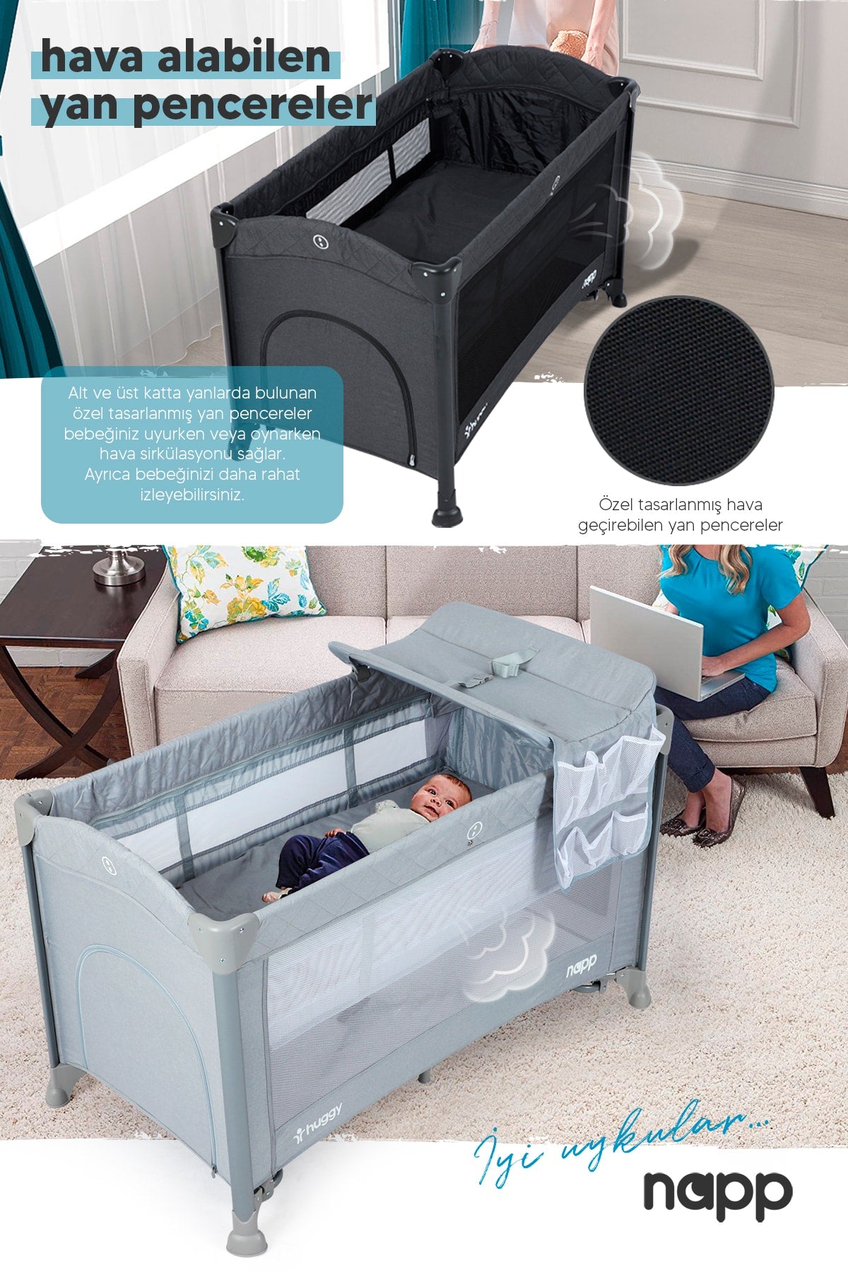 Napp 8 In 1 Anne Yani Park Bed Playpen And Bed