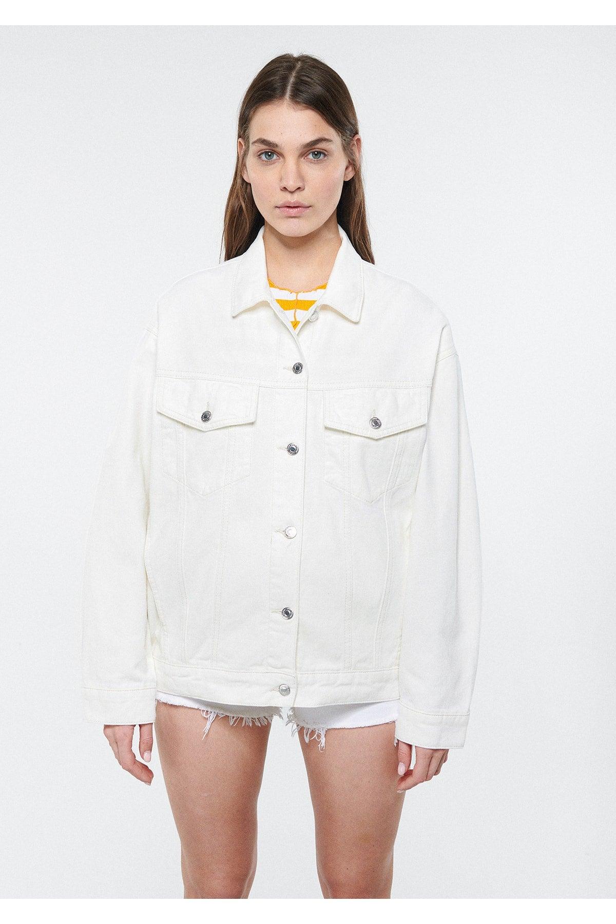 Luna White 90s Jean Jacket Oversize / Wide Cut 1110177-84112 - Swordslife