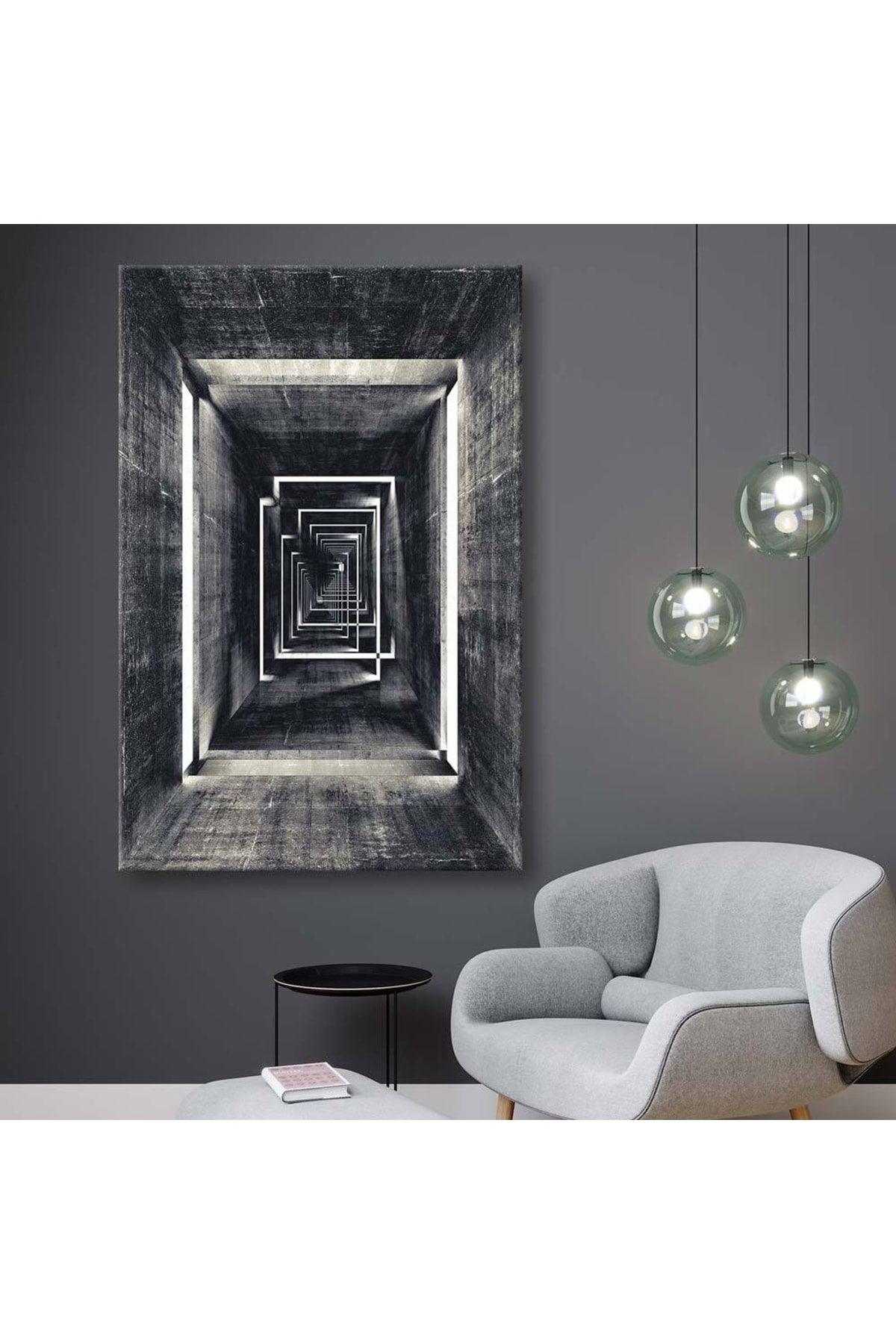 Abstract Depth Decorative Canvas Painting - Voov2119 - Swordslife