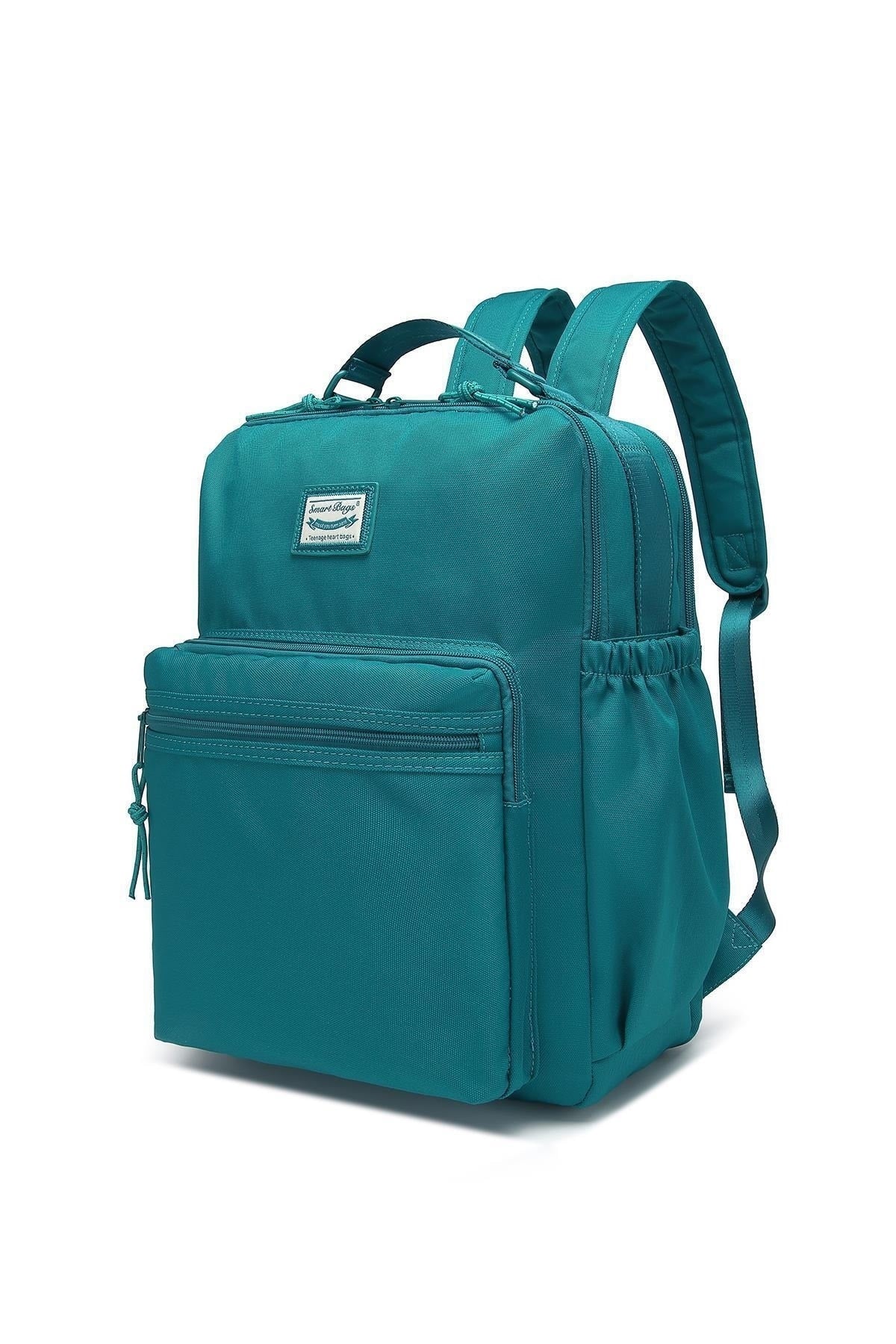 Smartbags School Size Laptop Backpack With Eyes 2022-3124 Petrol