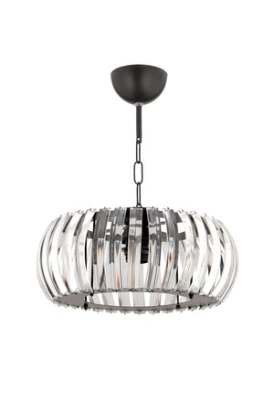 Venus Black 25 Cm Plumbing Crystal Stone Chandelier