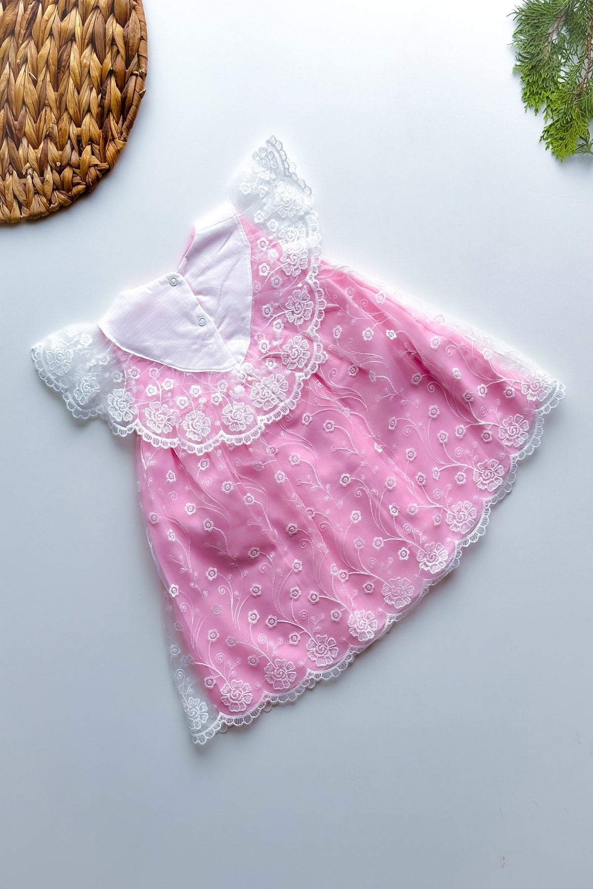 Baby Girl Girl Summer Dress Short Sleeve Tulle Tutu Lined Baby Suit Baby Clothing